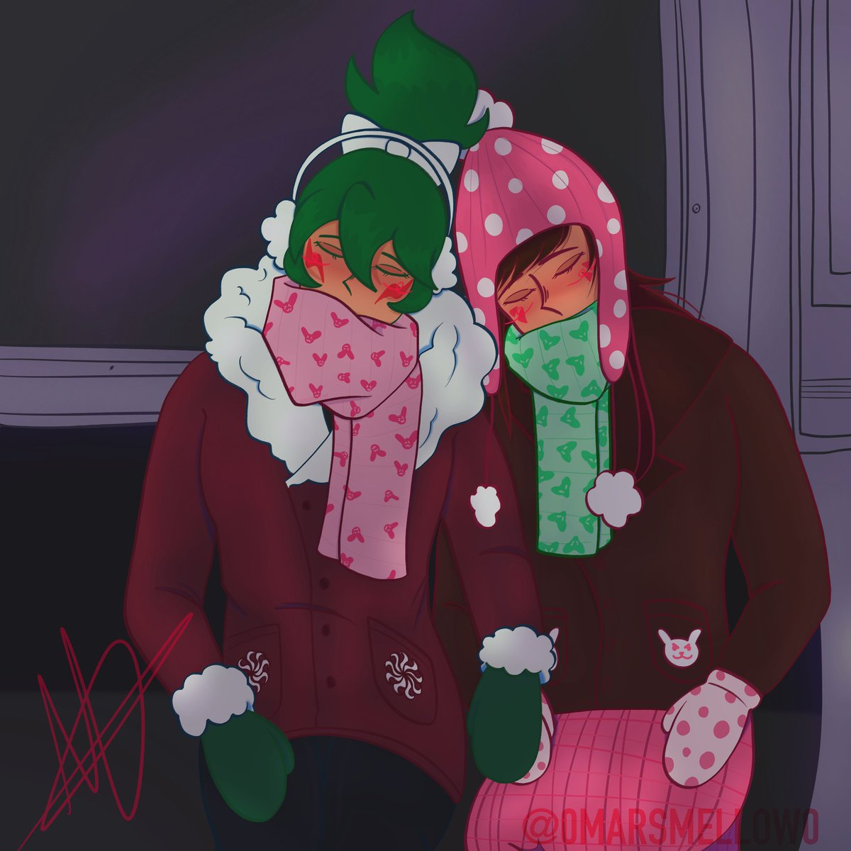 0MARSMELLOW0's tweet photo. Love birds fell asleep π¦π°β€π #Overwatch2 #mekafox #dvako https://t.co/3VBZnApzau