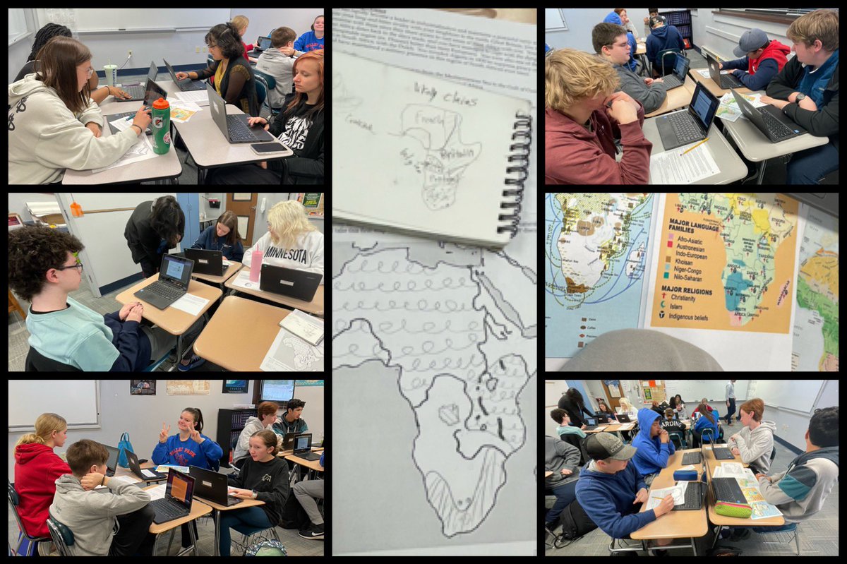 emilykrumm's tweet image. Mr. Keough’s 1st hr World History class participated in a Berlin Conference simulation of European imperialism in Africa earlier this week. I was impressed by the communication, critical thinking, &amp;amp; content knowledge! @ValleyParkSD @ValleyParkHS #limitlesslearning #VPpride
