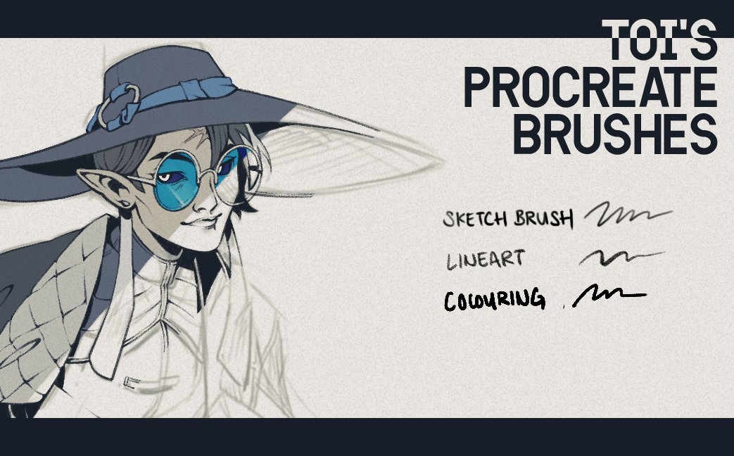 toixxy's tweet image. Before I forget, here's the brushes I use for Procreate, free download: drive.google.com/file/d/1_aOG5B…