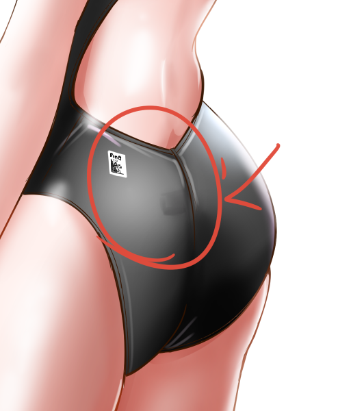 愛河は水着も下着もタグ見せ主義です! 