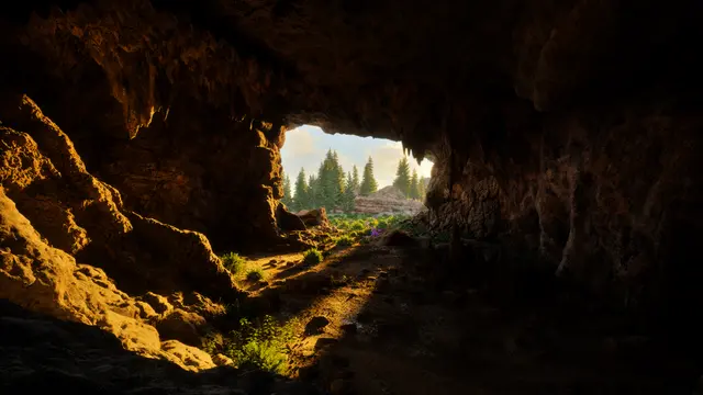 theknightsguild's tweet photo. Strolling around the Cornucopias metaverse on a beautiful sunny morning on your next Quest and you discover a cave that begs for exploration. What activity or reward might you find? #copiwiki Daily Challenges Let the games begin! @CornucopiasGame @theknightsguild https://t.co/7lo9x1UmmZ