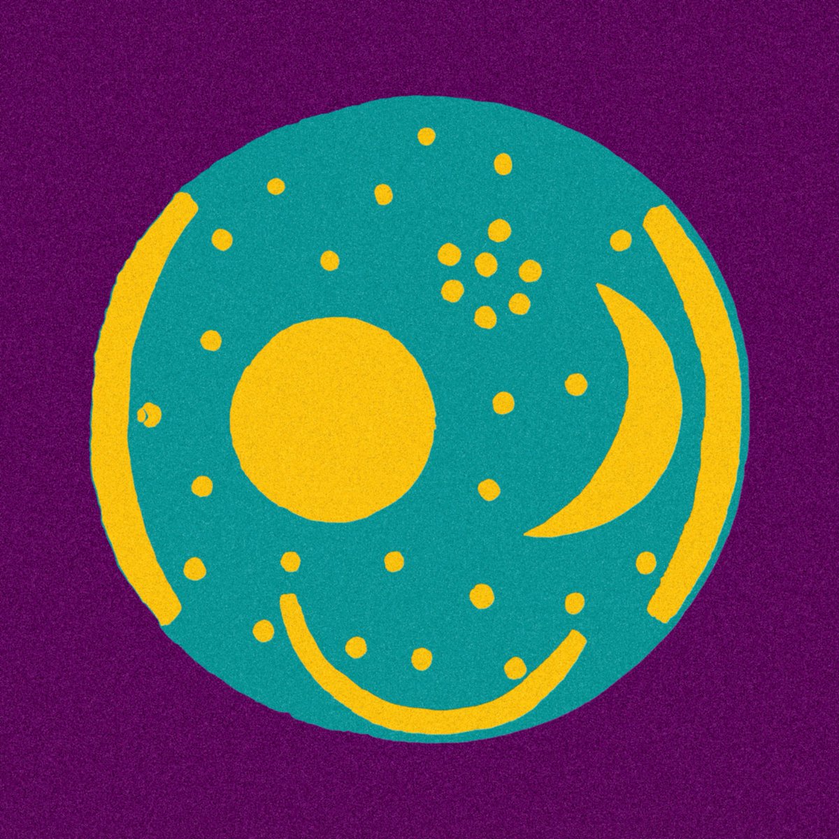 ArtDesing571's tweet photo. The Nebra sky disc 🌍
The disc was found buried on the Mittelberg hill near Nebra in #Germany.
https://t.co/oE1TzJUoPn
#Nebraskydisc #skydisc #NFTs #art #design https://t.co/S0JsTST2eS
