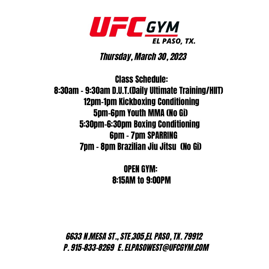 UFCGYMElPaso's tweet photo. https://t.co/OAs3uFbUIi