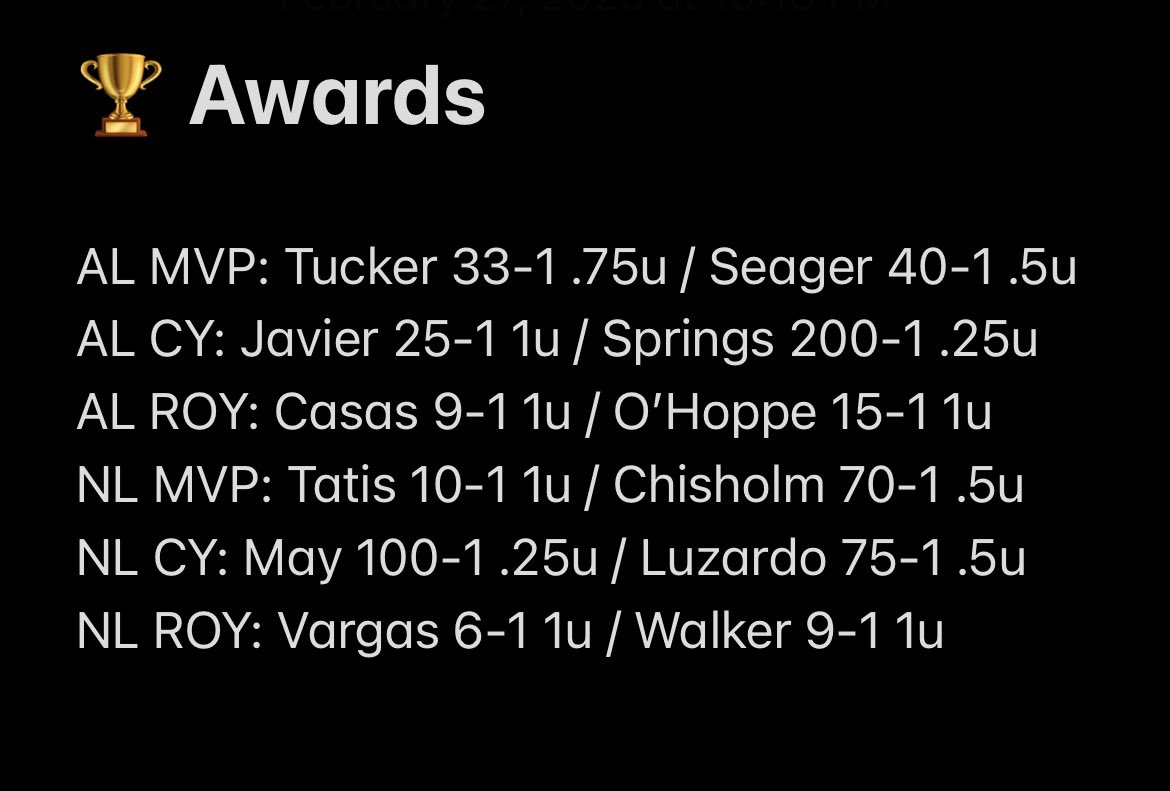 Nick’s Picks (nicksMLBpicks) / Twitter