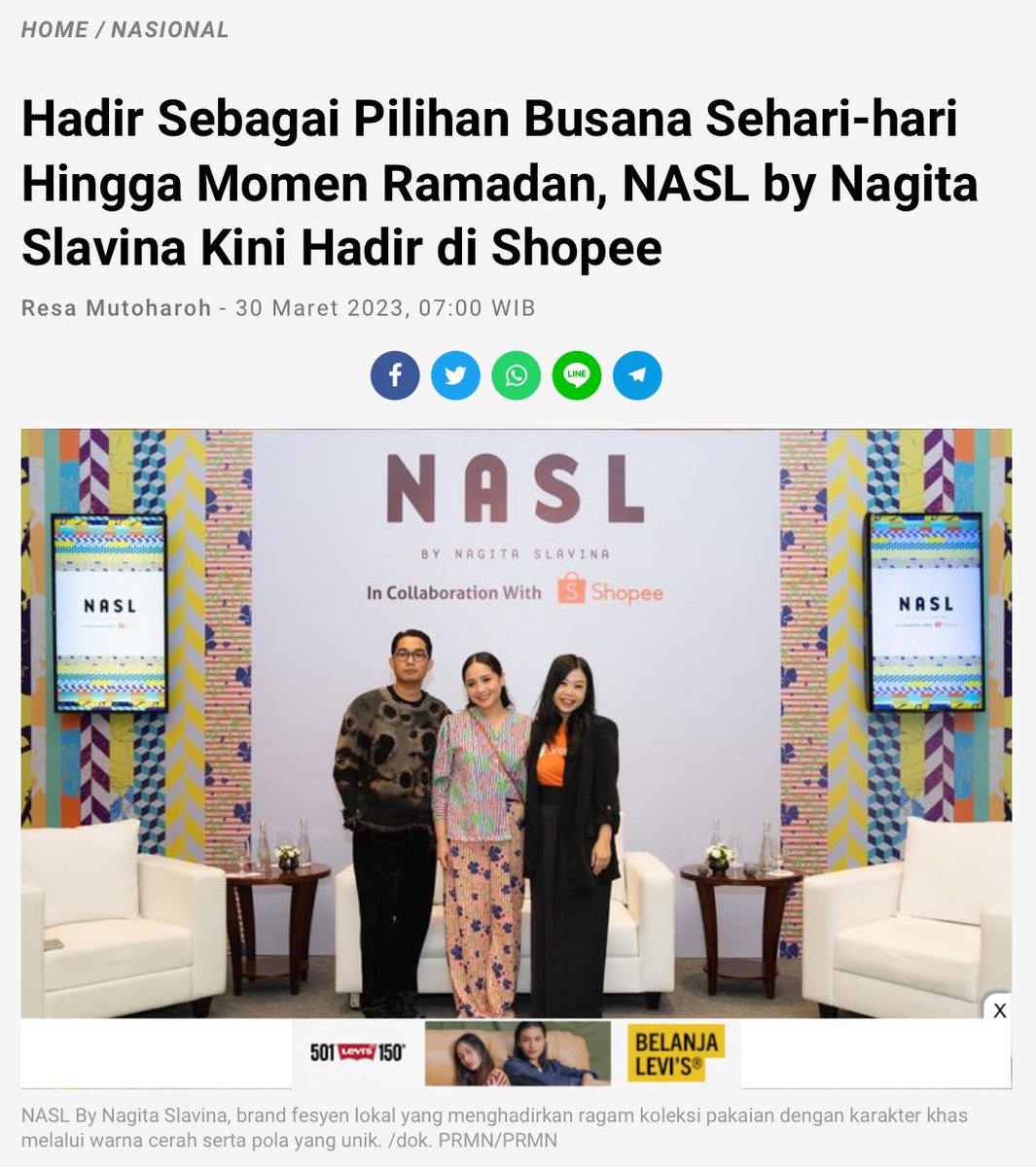 PRbandungrayaID's tweet image. NASL By Nagita Slavina, brand fesyen lokal yang menghadirkan ragam koleksi pakaian dengan karakter khas melalui warna cerah serta pola yang unik untuk setiap perempuan Indonesia
prbandungraya.pikiran-rakyat.com/nasional/pr-26…
#ShopeeAffiliateProgram
#DwiHandayani #Penghasilantambahan