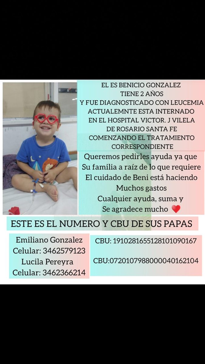 _NehemiasLu's tweet photo. Ya con un rt ayudannnnn , es para Benicio bebe de 2 años ❤ Gracias!! https://t.co/Qc57dl1t8C