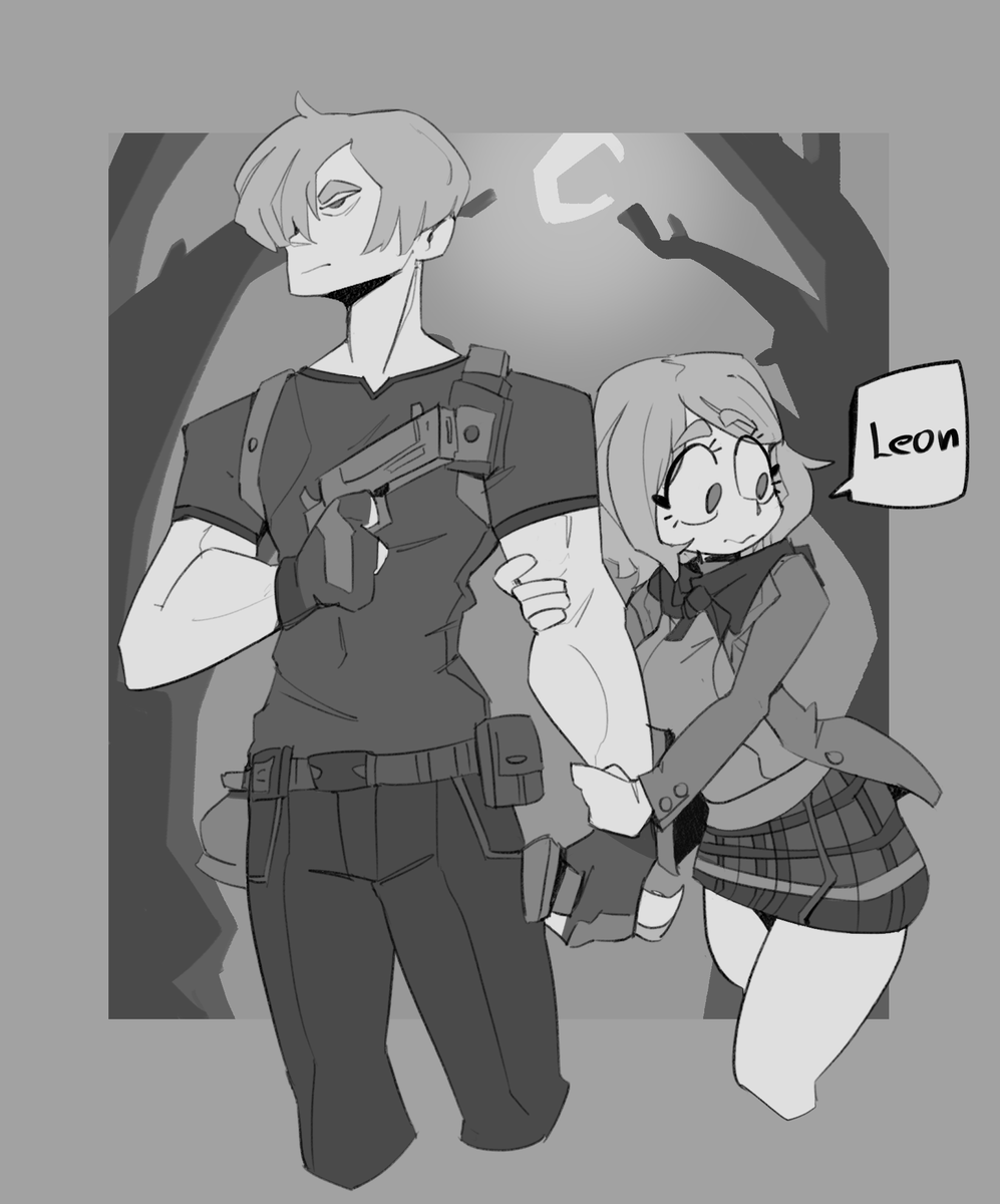 dkajda OPEN COMMS (SLOT FULL!)💵🗿 on Twitter "Re4 remake, imbecil🗿