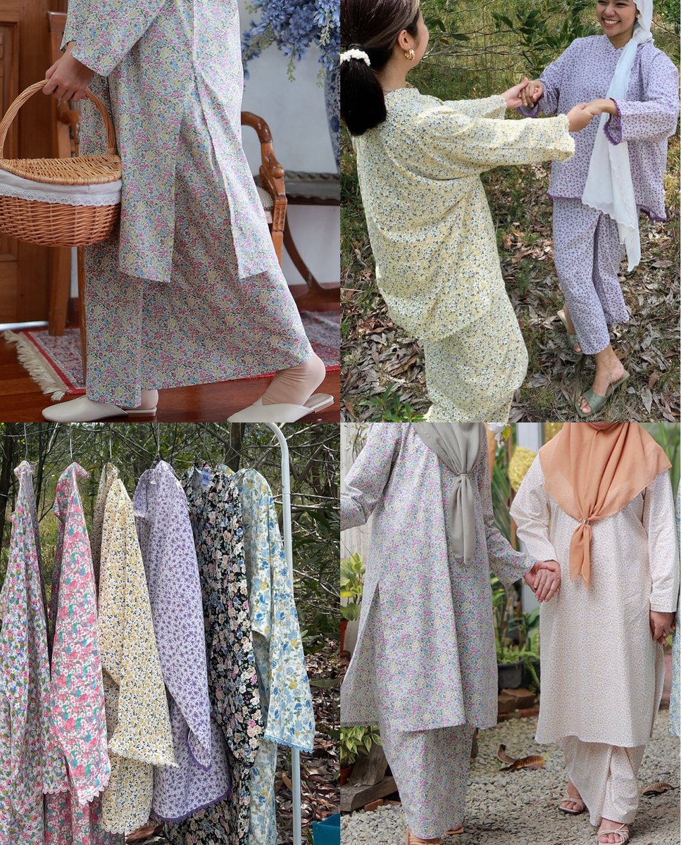 Small printed on loose cotton kurung will never get old and always have a place in my heart.

#MighaaShop