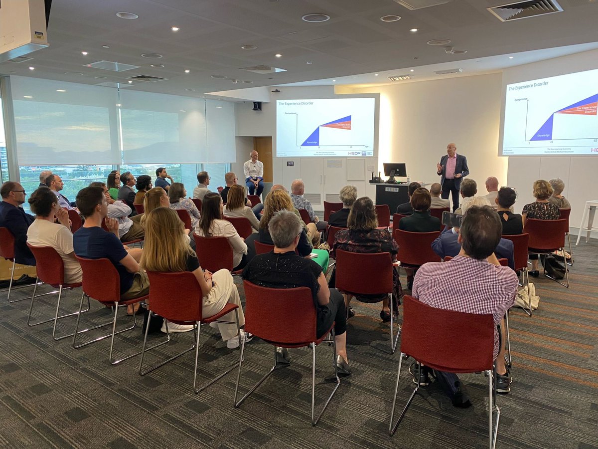 A great book launch by <a href="/ismiro/">Michael Rosemann</a> and <a href="/martinbetts/">martin betts</a> exploring the future business models of our important sector and exactly what kinds of value we provide #TheNewLearningEconomy