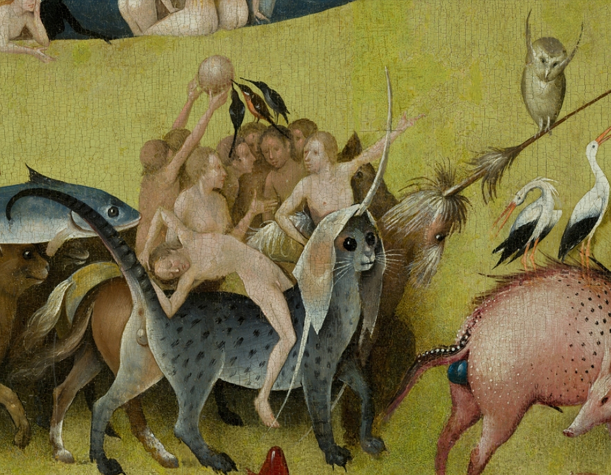 And Medieval art more generally, shaped by the ravages of the Black Death, was filled with visions o