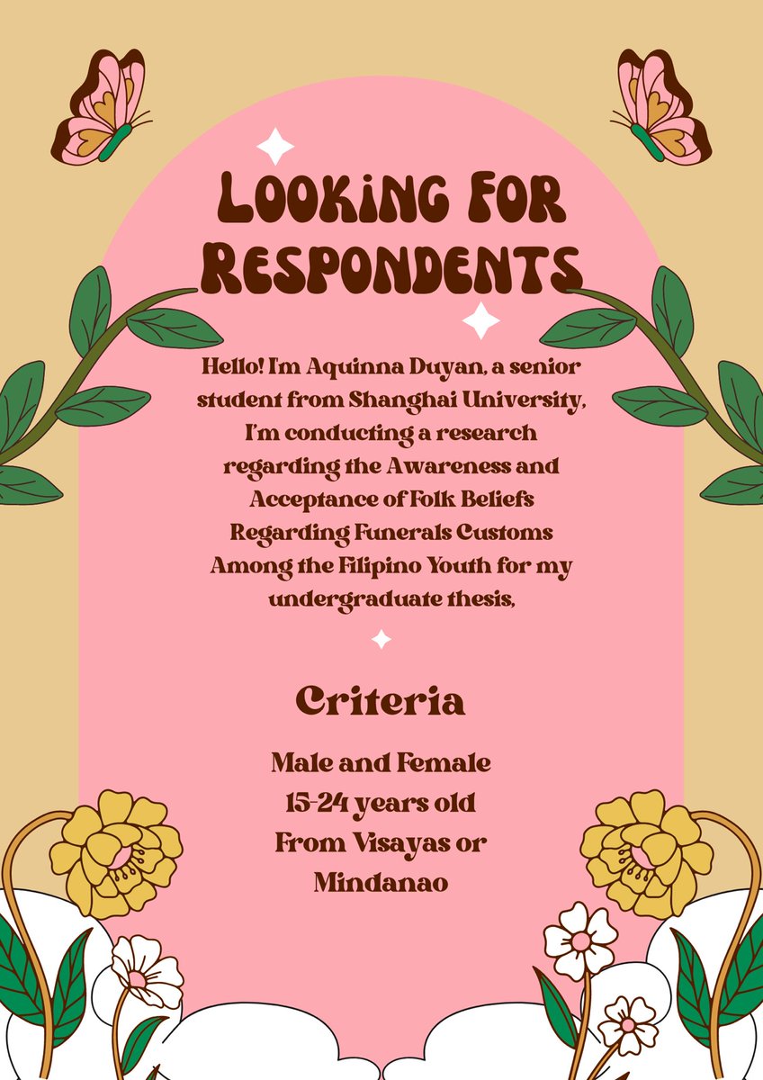 hi! i’m helping my friend with her research. if you meet the criteria below (it’s also okay if you’re from luzon), please help her by answering this survey!!! thank you 🥹

forms.gle/nM9eKjWNAMPMta…