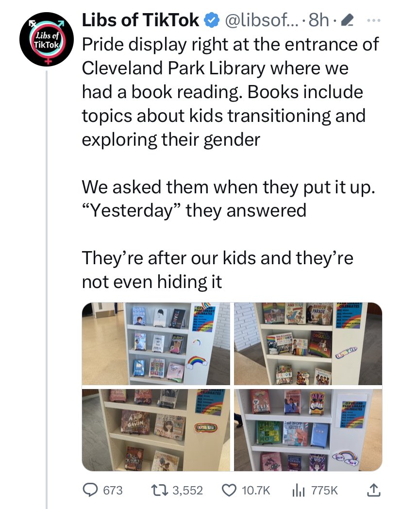 This is how you greet intolerance! Amazing job by the Cleveland Park Library staff.