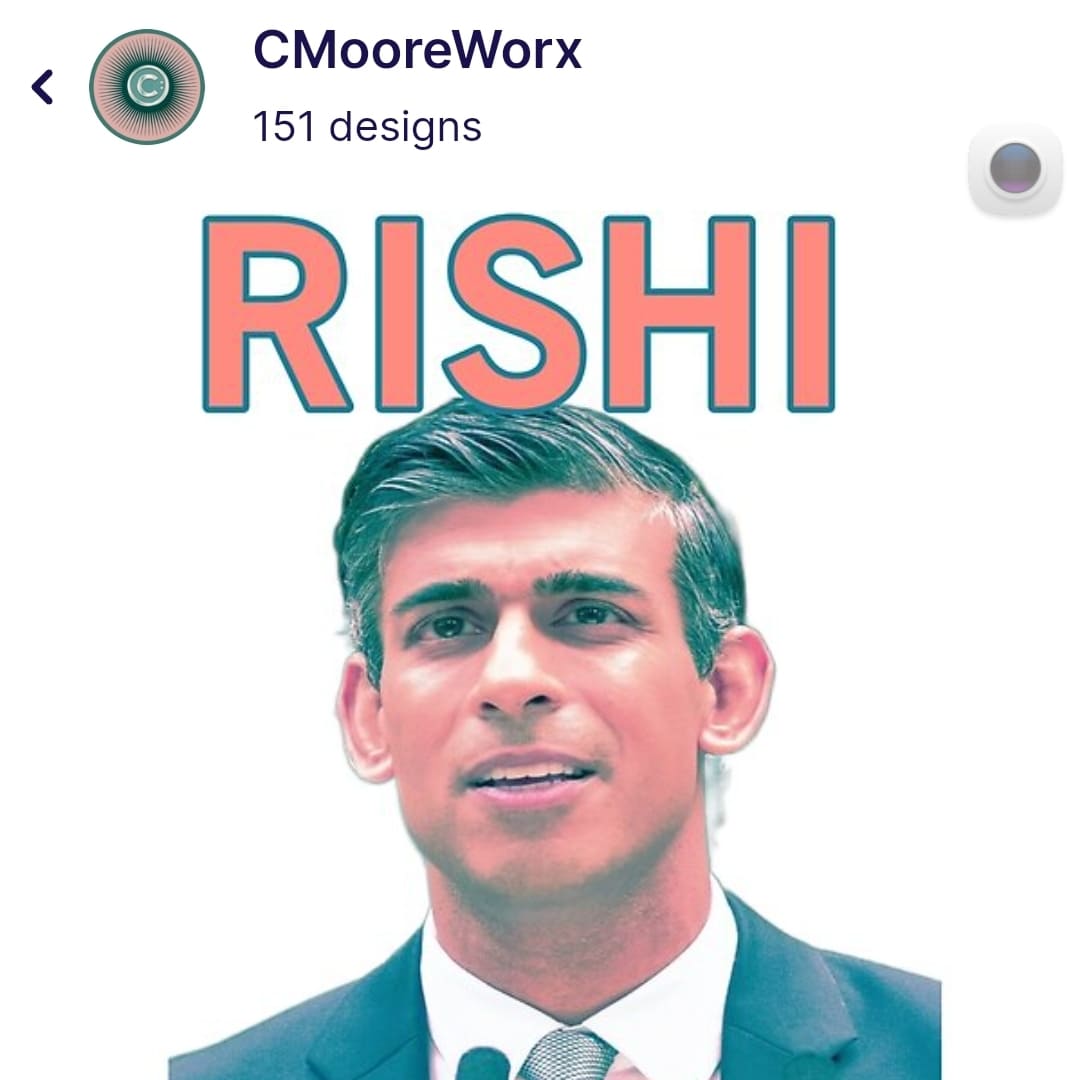 New design for hottie British PM Rishi Sunak. 
https:///shop/ap/143314725
redbubble.com
#christophermooreworx #rishi #rishisunak #primeminister #pmsunak #history #hotpoliticians #greatbritain #redbubble #redbubbleartist #redbubbleshopping #redbubbleshop