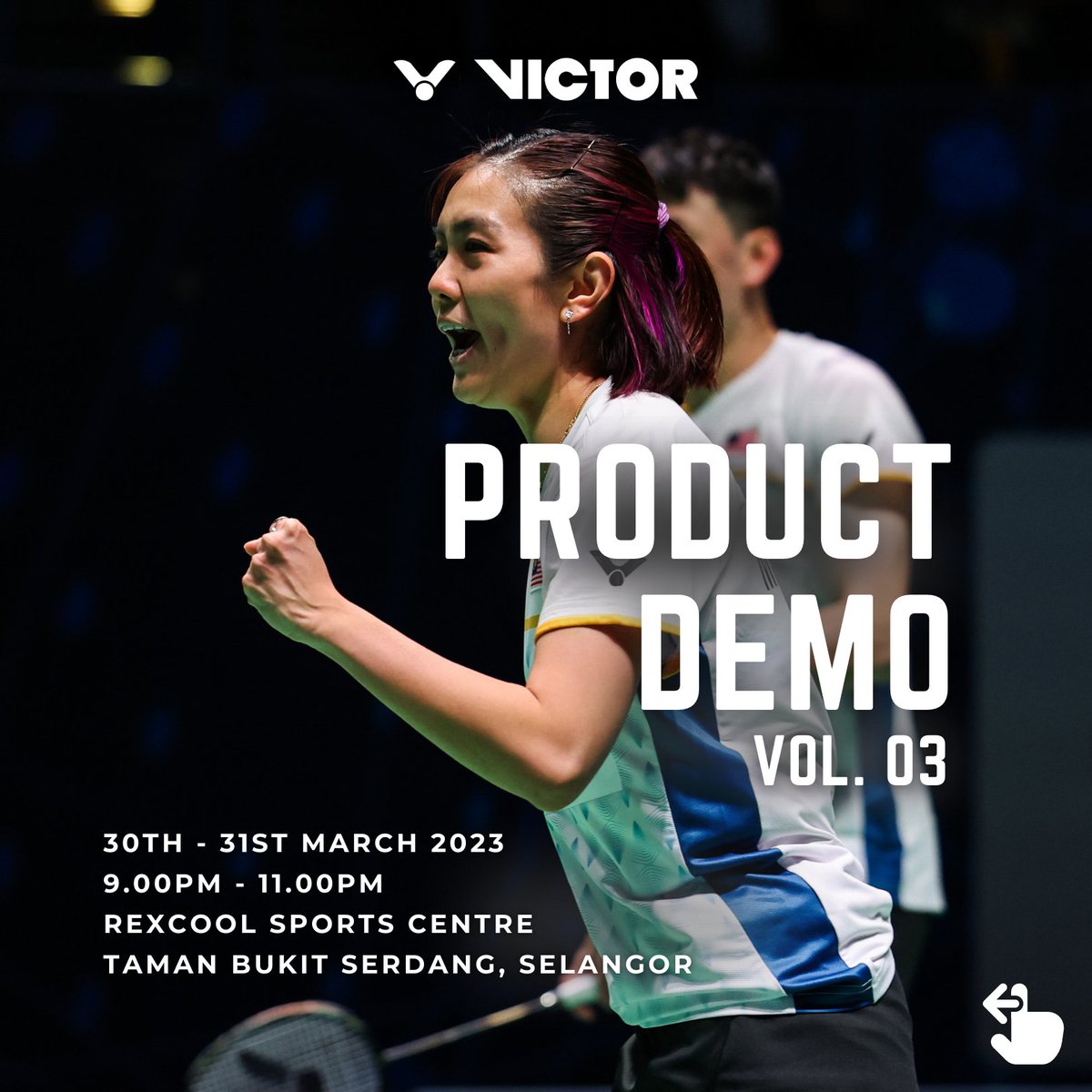 VICTOR Malaysia on Twitter "Jom join VICTOR Product Demo Vol. 03 malam