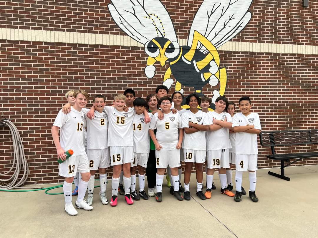Congratulations to the 7th grade boys soccer team. 1-0 win over Anna.