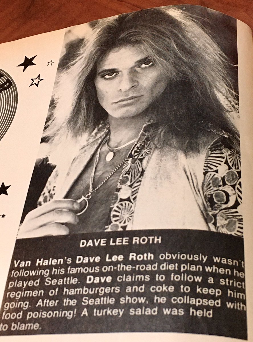 .<a href="/GregRenoff/">Greg Renoff</a> Hard hitting news from “Teen Beat’s Rock Stars” magazine in September of ‘79. #DavidLeeRoth #VanHalen