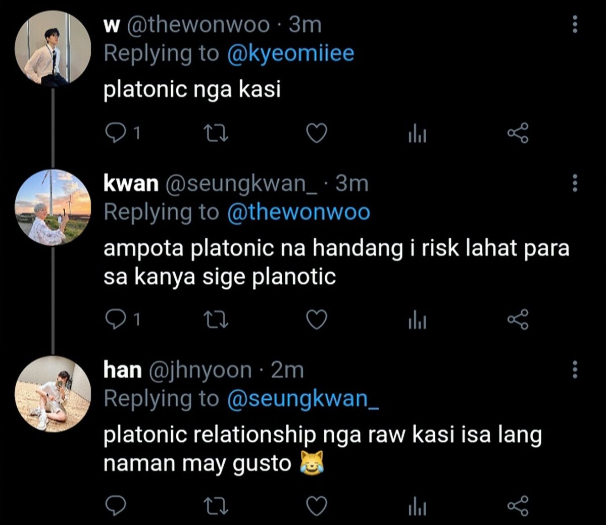 snwuwrites's tweet photo. — platonic
a #soonwoo one-tweet au https://t.co/umdboSajs8