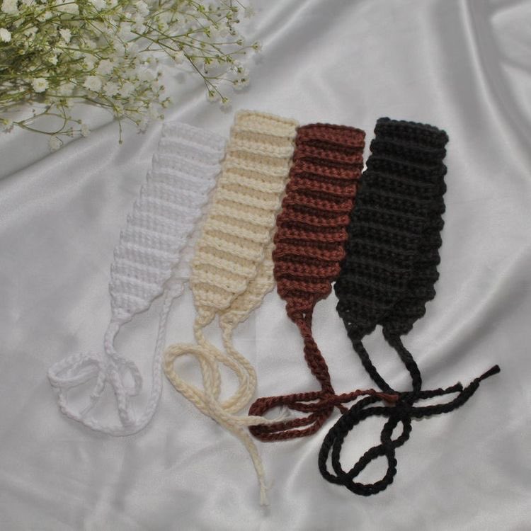 ccrocheteras's tweet image. tutorial de cómo tejer estas diademas. 
apto para principiantes. ⋆˚ఎ ☆ ໒˚⋆