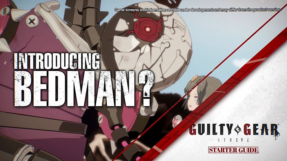 ArcSystemWorksU's tweet photo. The Starter Guide for #Bedman? is live! Check it out here! https://t.co/5Jv48LJxee

#GuiltyGearStrive https://t.co/bXeRygBgyw