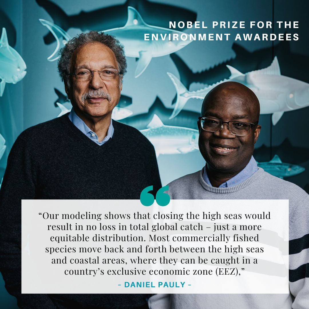 Most cited fisheries scientist Dr #DanielPauly and <a href="/UBCoceans/">UBC Oceans (also found at ubcoceans.bsky.social)</a> fisheries economist Dr #RashidSumaila, nobel prize for environment winners, will be honored at the <a href="/USC/">USC</a> in a ceremony on April 27.

More: bit.ly/TylerPrizeForO…
