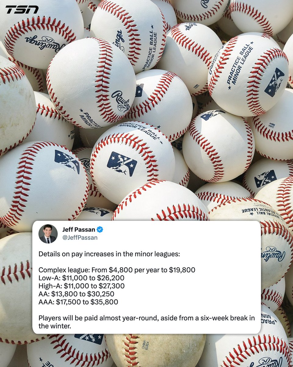 TSN on Twitter "The MLBPA and MLB have reached terms on a minor league