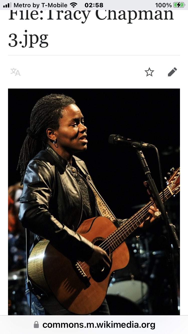 Happy Birthday Tracy Chapman- Singer, songwriter . 