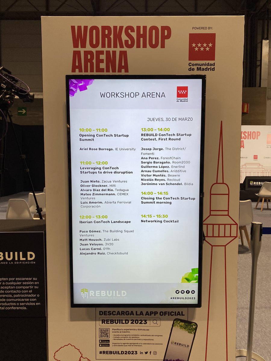 vmuntesIT's tweet photo. The Startup Forum at #REBUILD2023 about to start. Ready to pitch our project at @BeawreRisk and to get inspired by other innovative projects! https://t.co/QH2gZs5qTX