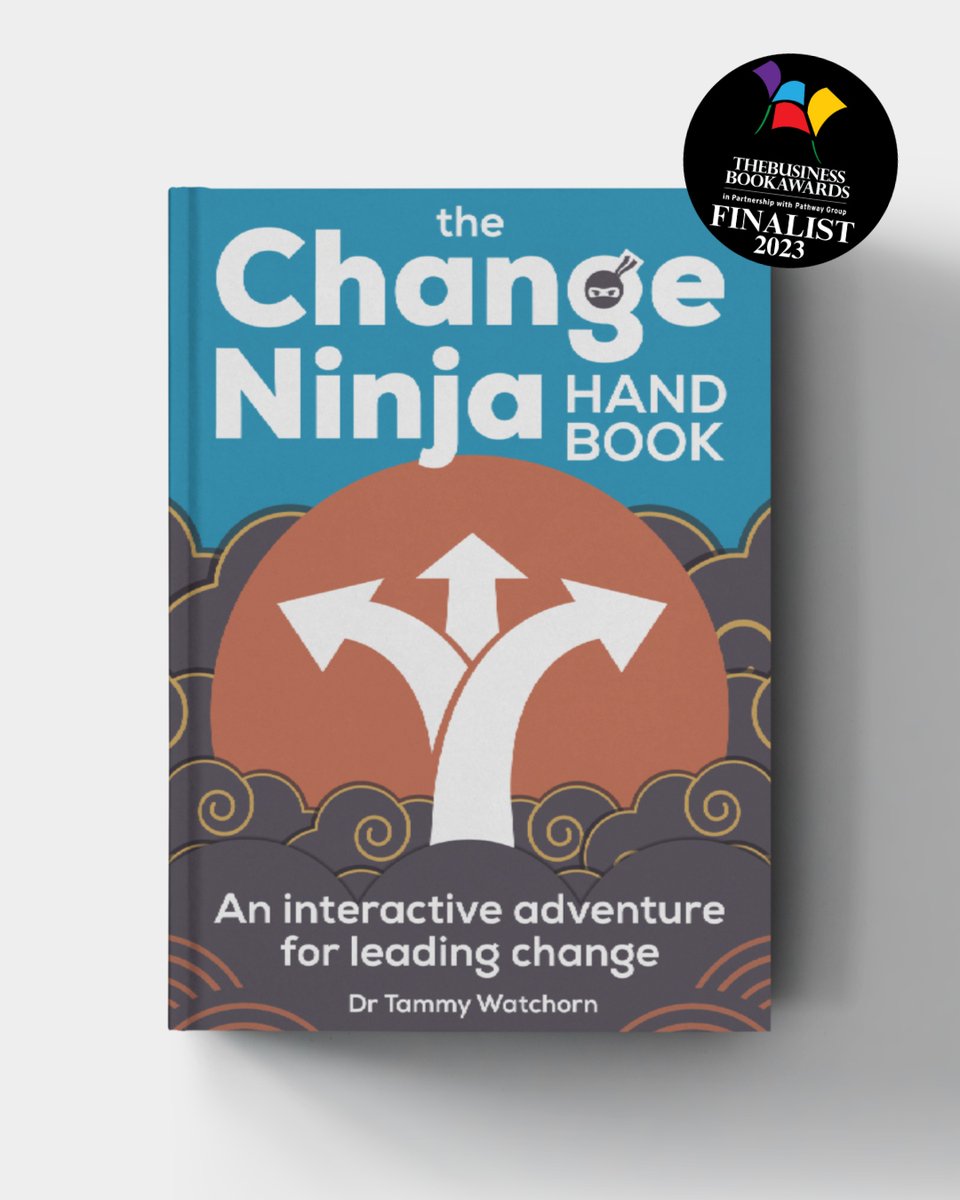 Congratulations to Tammy Watchorn for becoming a finalist for the Business Book Awards in the Smart Thinking category!! 🥳 practicalinspiration.com/book/the-chang…

#TheChangeNinja #businessbookawards #businessbookawards2023 #bba2023