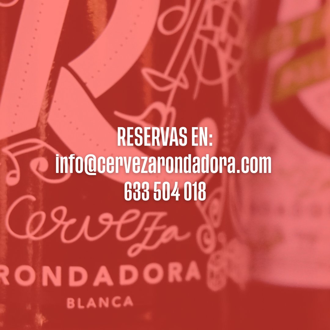 ¿Buscando plan para Semana Santa? Ven a conocer la fábrica Rondadora y disfruta de una visita guiada con cata 🍻.

📅 Estaremos abiertos del 3 al 8 de abril (ambos
inclusive).

Contáctanos para reservar y consultar horarios:
📩 info@cervezarondadora.com.
📲 633 504 018.