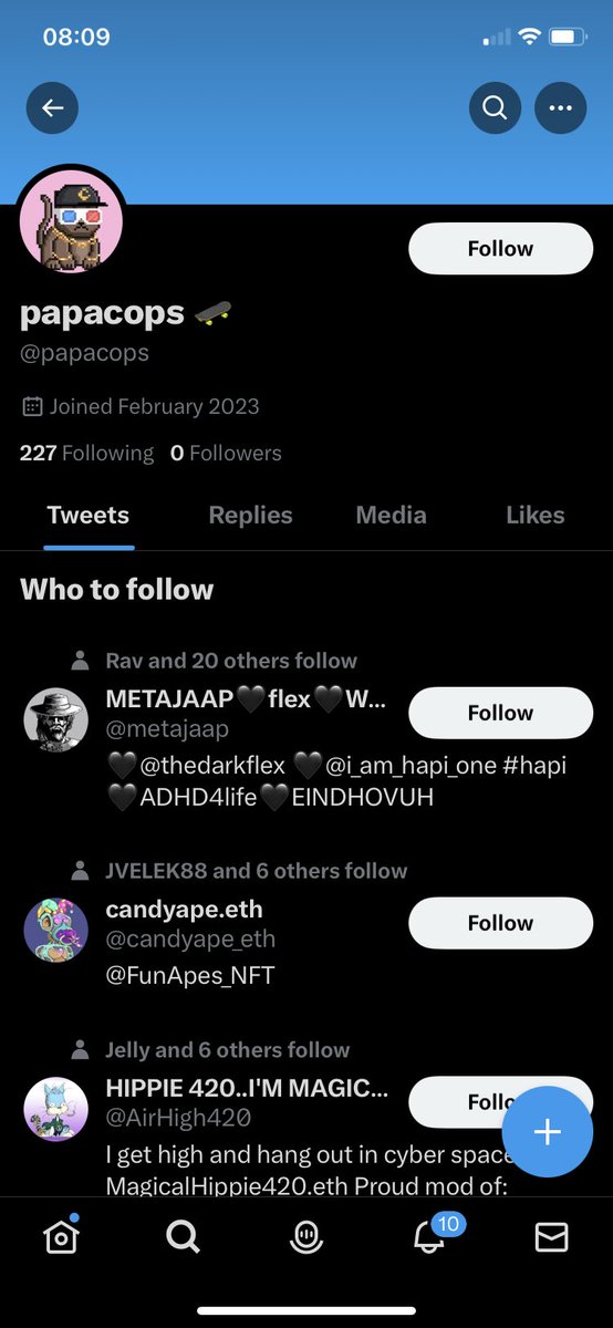 Gm all there is a fake account on Twitter which is not me please don’t click any link or interact with this scammer they are up to no good please be safe there using my pfp pic as well I trying to get it taking down