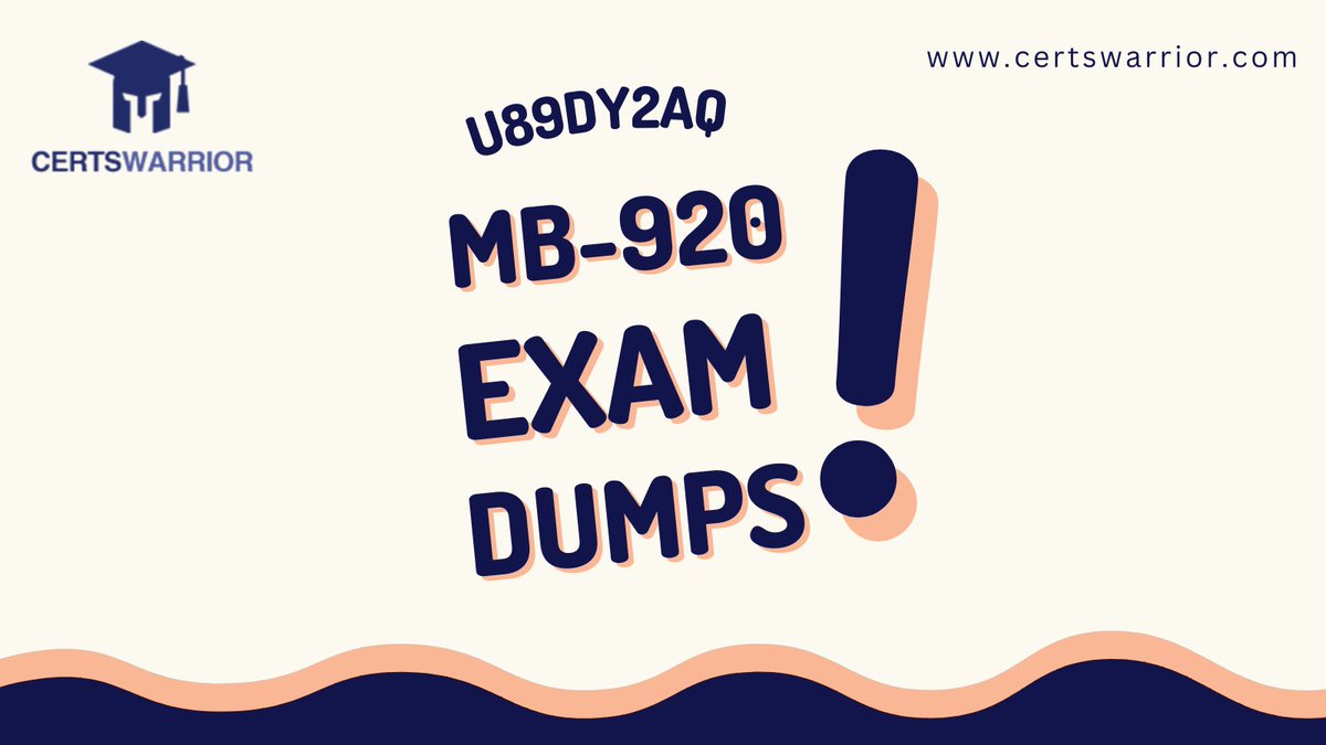 Ready to boost your skills in Dynamics 365 Fundamentals Finance and Operations? Pass the MB-920 exam with confidence using our expert dumps! #MB920  #FinanceAndOperations #dumps #answers #certificationexam #certifications #questions #study #exams #test #PDF #careerboost #guide