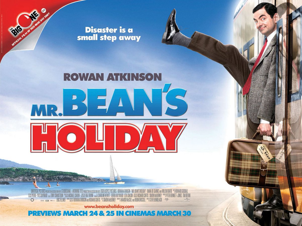 Happy 16th Anniversary to Mr. Bean’s Holiday! 🥳🎉

#MrBean #RowanAtkinson #WillemDafoe #KarelRoden #JeanRochefort #StevePemberton #HowardGoodall #BazIrvine #TonyCranstoun #HamishMcColl #RobinDriscoll #SimonMcBurney #SteveBendelack #MrBeansHoliday