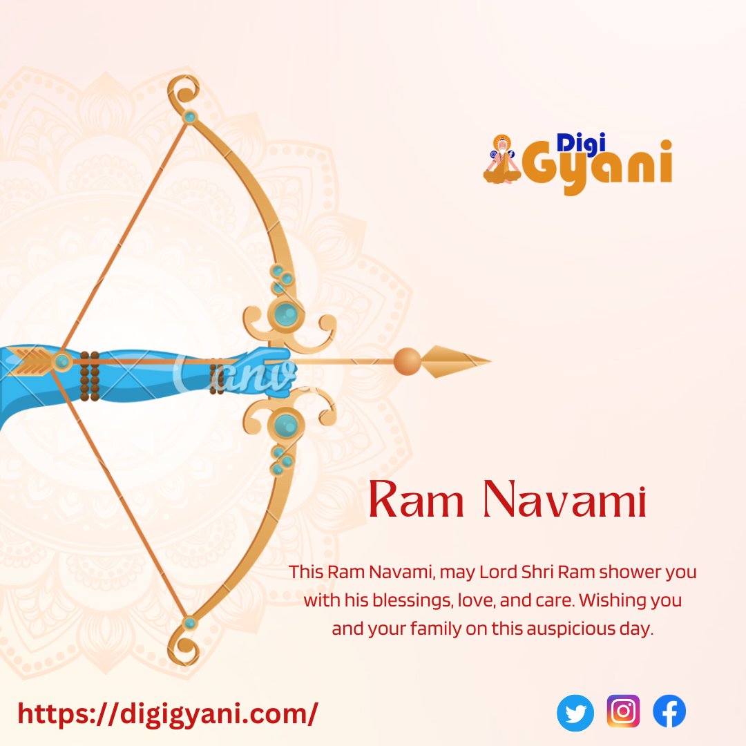 Happy Ram Navami!

Follow us at @hi_digigyani 
Visit us - digigyani.com
#DigiGyani #digitalmarketing #SMO #SocialMediaOptimization #searchengineoptimization #websitetraffic #digitalnetworkmarketing #digitalmediamarketing #socialmedia #social_media #socialmediacoach