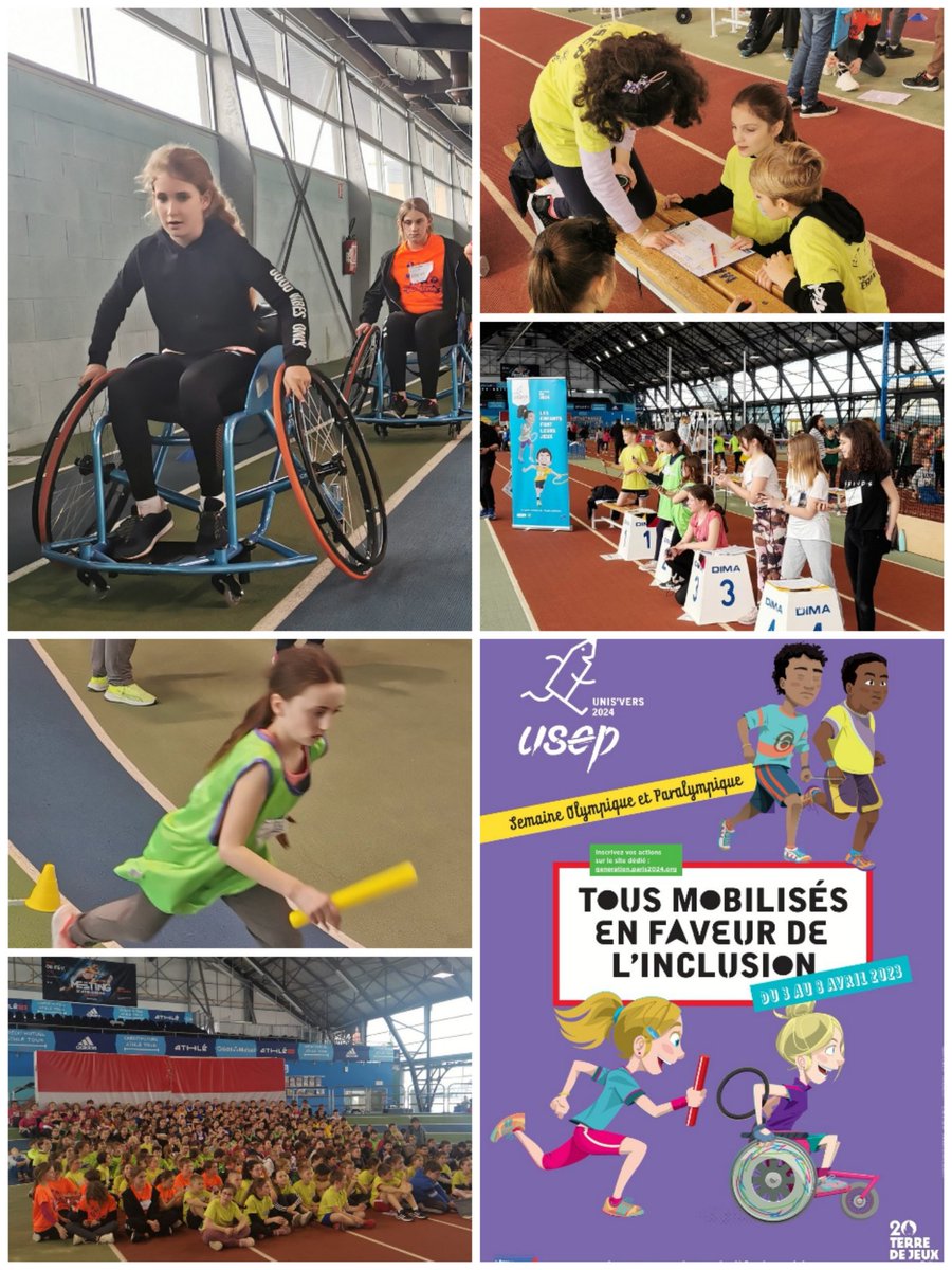 phdelamarre's tweet photo. 288 jeunes ont participé hier à la rencontre régionale Usep Normandie à Mondeville :
ateliers athlétisme et parasports.
Emotions sportives, autonomie, prise de responsabilité.
#SOP2023
@usepnationale
@Paris2024
@AdriDeprez
@Emmline1
@ac_normandie https://t.co/ZOiavUgx4m