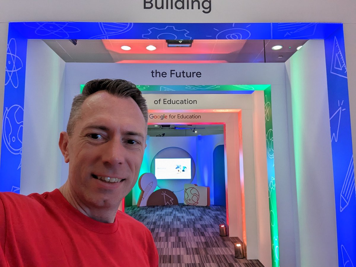 peterghorner's tweet photo. Ready for another day presenting for #GoogleEDU at @Bett_show talking about #SaferLearning and #CyberSecurity!
@GoogleWorkspace @GoogleForEdu @Appsevents1 https://t.co/DF0pfCAGmn