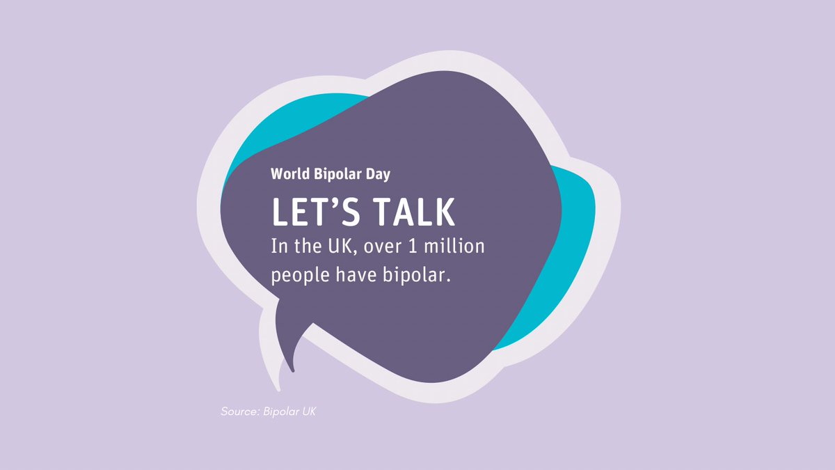 The vision of World Bipolar Day is to encourage understanding about what bipolar is – and isn’t – and to eliminate stigma from the face of the planet. #letstalkbipolar