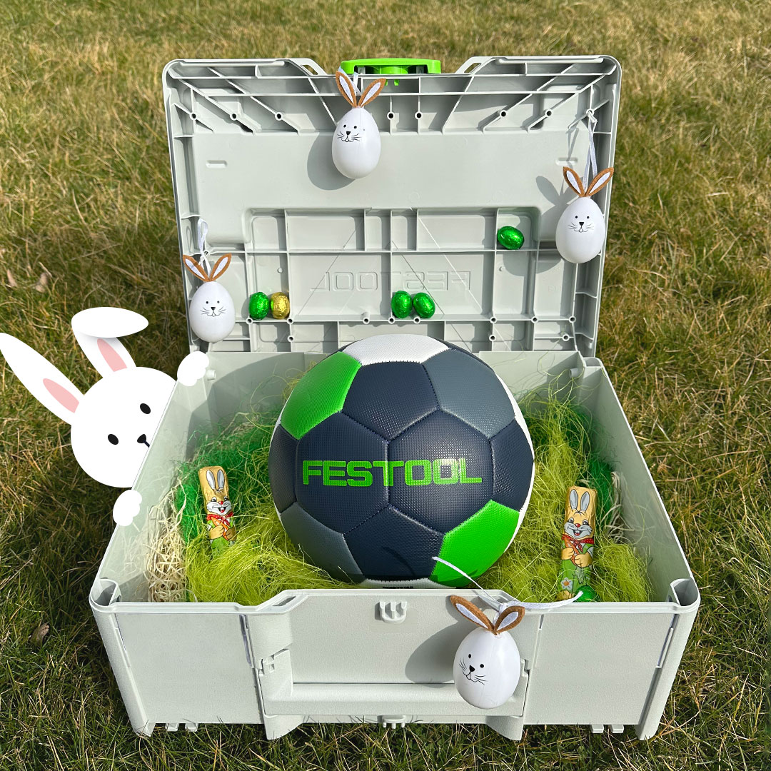 Das perfekte #Geschenk für #Ostern: 🎁🐣🐰 Entdecke unseren #FestoolFußball ⚽️ und viele weitere Artikel für Dein Osternest in unserem #Fanshop! Jetzt im Festool Onlineshop stöbern und kaufen: bit.ly/3n0Iu2H