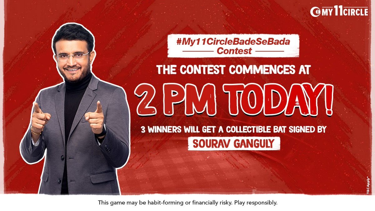 My11Circle's tweet photo. Participate in our contest and let your friends know! Stay tuned for more information #My11CircleBadeSeBada contest!
#ContestAlert https://t.co/nwNTUkbSdl