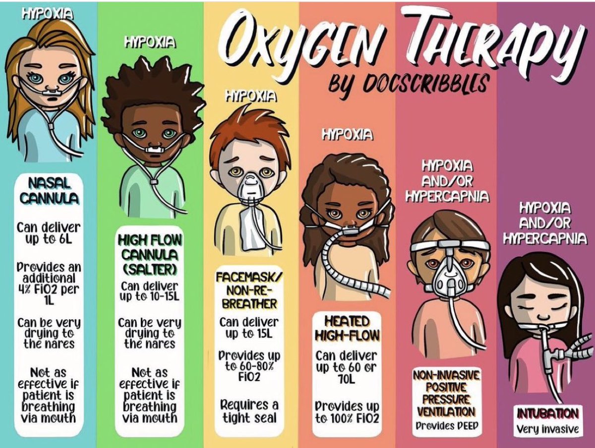 DrPharmDMDTh's tweet photo. 🫁Oxygen therapy

 @DocScribbles #Medtwitter #MedStudentTwitter #MedEd #anatomy #medicine https://t.co/TBdbXADWK5