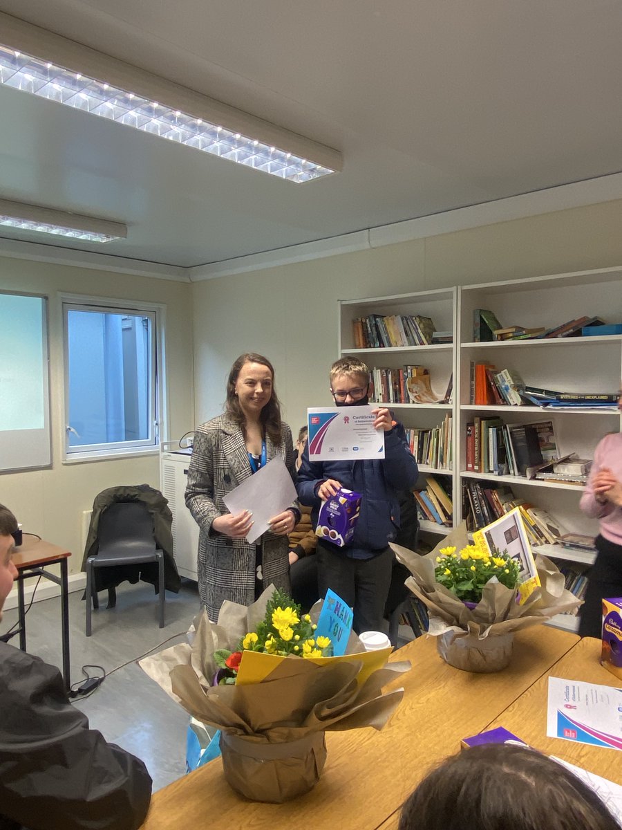 RosminiSchool's tweet photo. Very proud of our 2nd year students participation in the World of Work programme with @BITCIreland and @tusla helping to inspire them to reach their full potential #programmeimpact #StudentSuccess https://t.co/UFVYTyAxHr