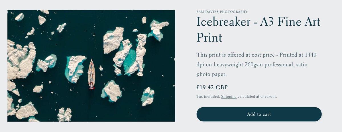 fullmoonfelting's tweet photo. Treat yourself (or someone else) to a cost-price high quality A3 print of Sam Davies' NatGeo award-winning photo "Icebreaker"

... and support Spare 10 for Ben at the same time!

Find out how here...

https://t.co/zX0oTxbWNW https://t.co/6Ny5rHw157
