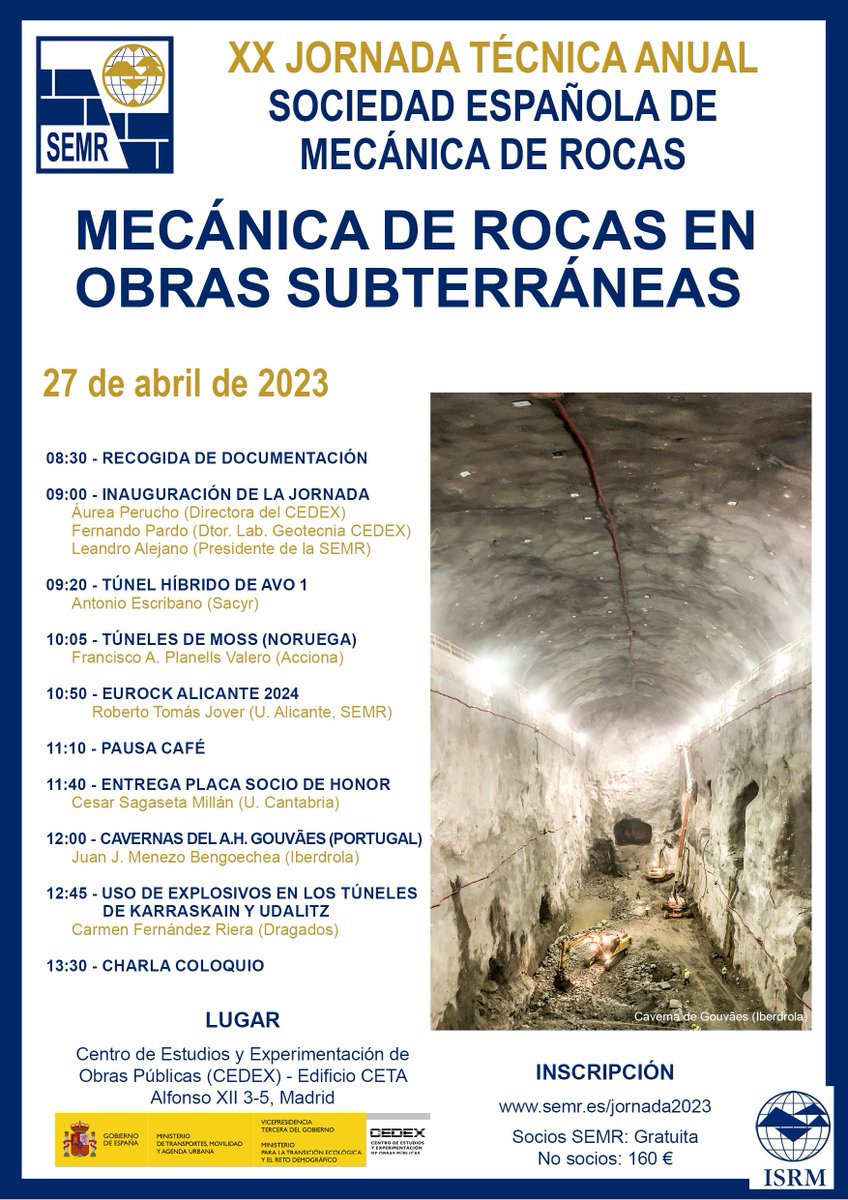 Queda menos de un mes para la Jornada Técnica Anual de la SEMR. No olvides inscribirte en: semr.es/jornada2023/