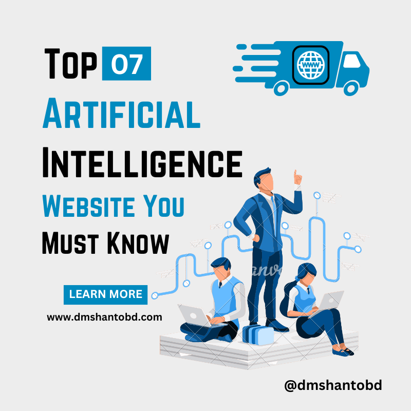 dmshantobd's tweet photo. ✅Artificial Intelligence websites are booming in market. Here we discuss about some websites that will help you to in your Social Media Marketing
.
.
#artificialintelligence #ai #machinelearning #technology #deeplearning #programming #tech #digitalmarketing #marketing https://t.co/lt22aSkUBa
