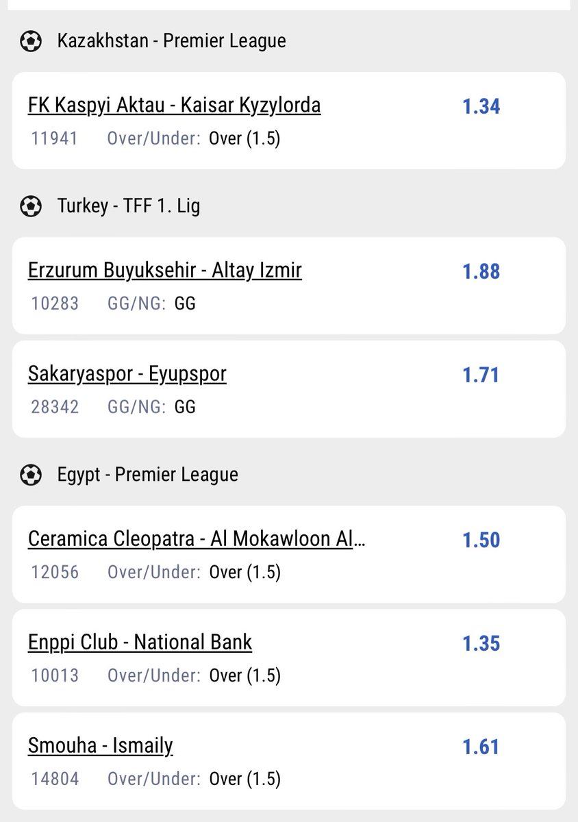 BETTING HUB on Twitter "4 & 14 Odds on betkingNG Booking code C6HEZ