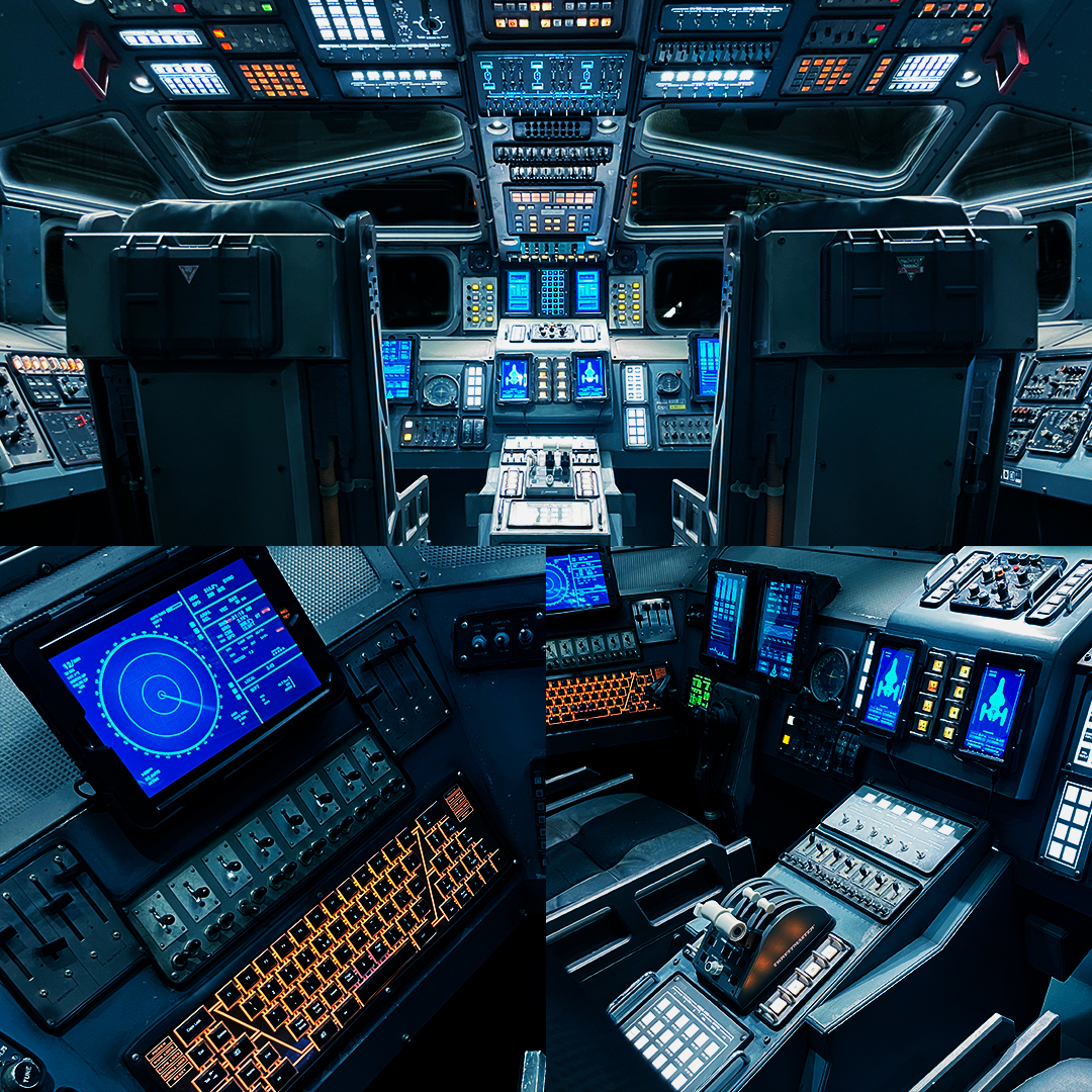 グラスコックピット化されてはいるけど構造的には既存の旅客機のコックピットと殆ど同じだな