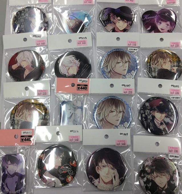 【入荷情報】「DIABOLIK LOVERS」缶バッジや色紙など入荷です💛通販にも展開中！#ディアラバ 通販取置#kbo