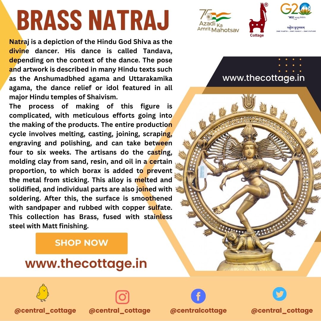 Central_Cottage's tweet photo. Brass Natraj
https://t.co/PVSLtPaOz2
.
.
.
#natraj #shiva #mahadev #lordshiva #shiv #omnamahshivaya #god #hindu #art #brass #handicrafts #handmade #homedecor #godfigure #dance https://t.co/kN1AIEWZmg
