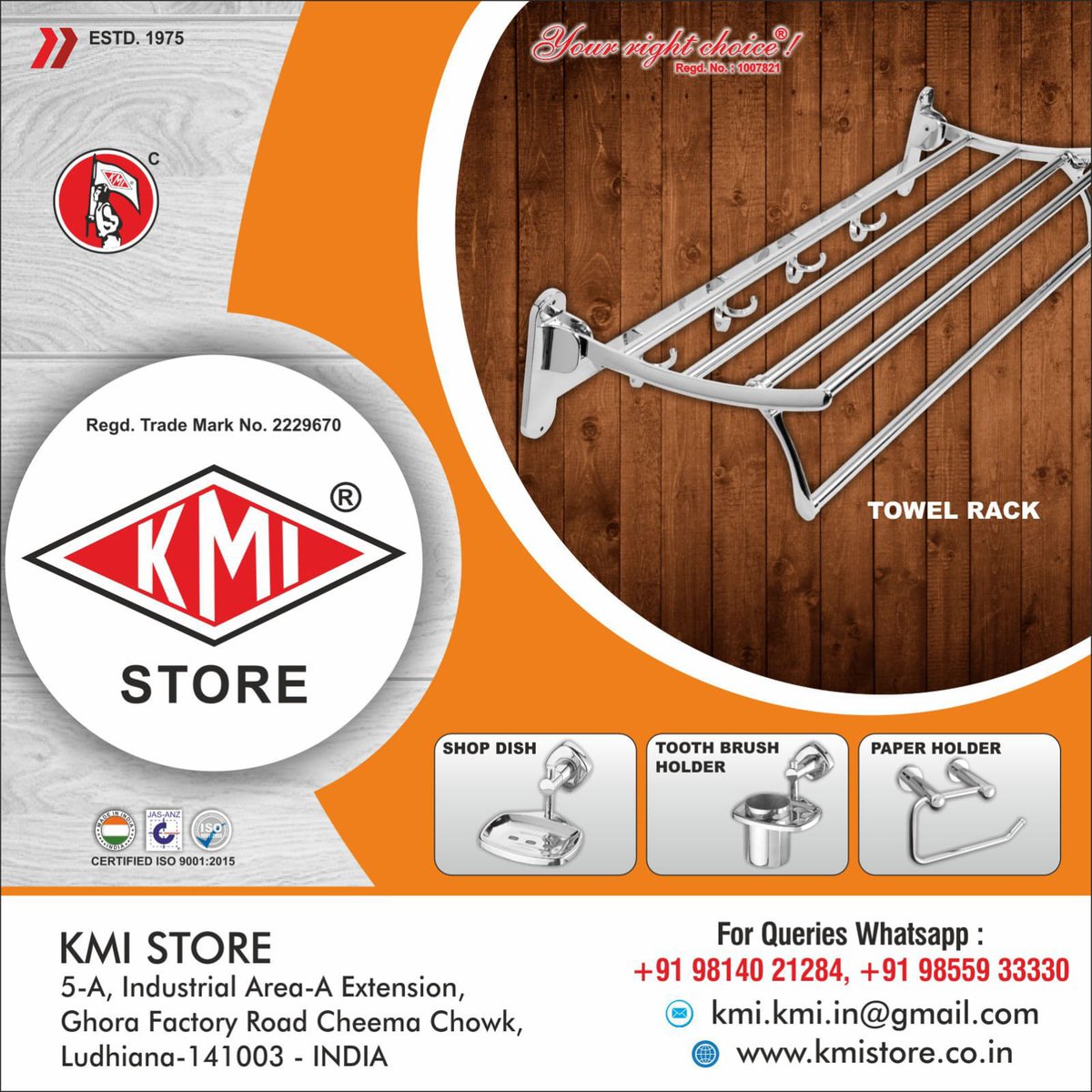HardwareForever's tweet photo. KMI STORE
Contact : 9814021284, 9855933330
#baths #bathrooms #bathproducts #barhroomdecor #hardwaredesign #hardwareforever #hardwarestore #hardwareproducts #homedecor #interiordesign #architecture #delhiexplorer #bathinteriors #batharchitectureexhibition https://t.co/DOVA2OsS7w