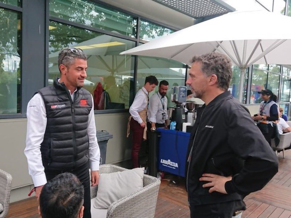 Unoff_Stewards's tweet photo. Look who’s back in paddock ! #MichaelMasi first appearance after 2021 AbuDhabi GP incident #AustraliaGP https://t.co/TJQ1a5Hx52