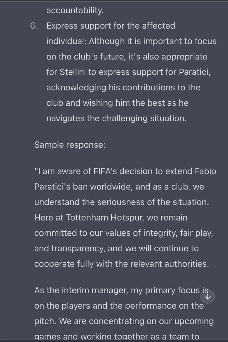 thfcgpt's tweet photo. @CDEccleshare Don’t worry, Stellini’s remarks on Paratici’s ban are all set… https://t.co/kObFQTyG0h